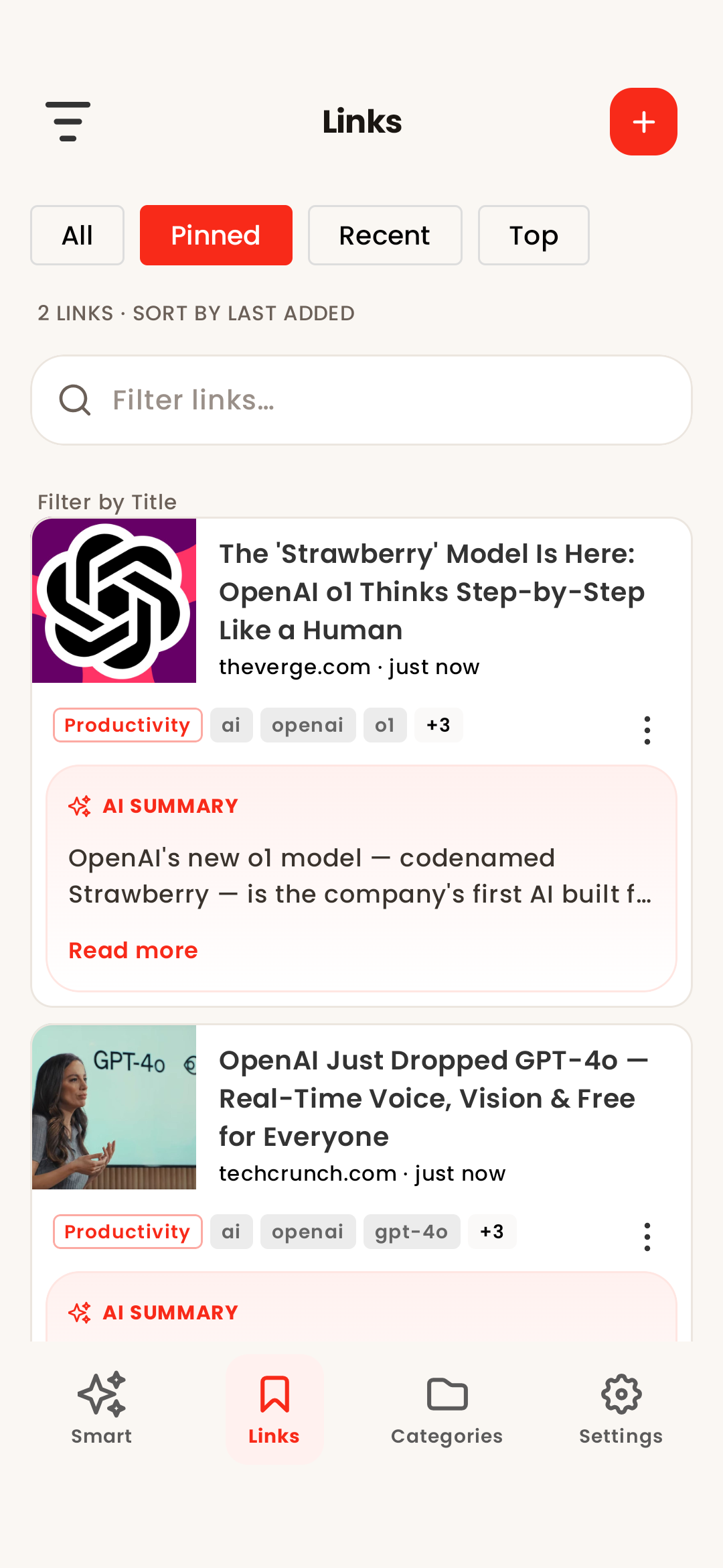 Linki app screenshot 4